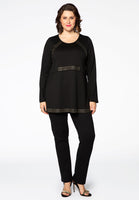 Tunic INTERLOCK flare studs - black  - #2