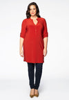 Tunic DOLCE grandad collar - orange - #2