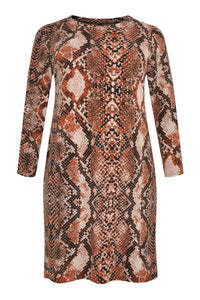 Dress SNAKE jersey - orange - #4