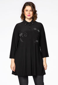 Tunic DOLCE beaded - black - #1