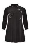 Tunic DOLCE beaded - black - #4