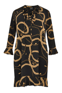 Dress PARIS frills - black - #4