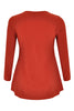 Tunic DOLCE flare long sleeve - orange  - #3