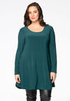 Tunic wide bottom DOLCE - green 