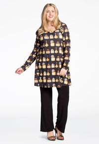 Tunic wide bottom PERFUME - black - #2