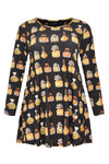Tunic wide bottom PERFUME - black - #4