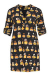 Tunic grandad collar PERFUME - black - #4