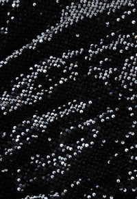 Dress SEQUINS A-line - black - #5