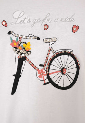 Tunic flare bicycle - white  - #5