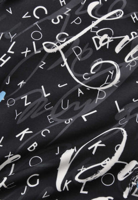 Tunic flare LETTERS - black  - #5