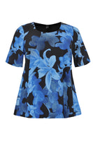 Tunic flare ORCHIDEE - blue - #4