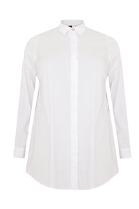 Shirt COTTON STRETCH - white - #4
