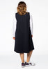 Dress deep v-neck INTERLOCK - blue - #3