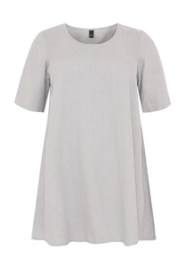 Tunic wide bottom LINEN - grey - #4