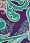 Dress pleated SWIRL - purple - #5