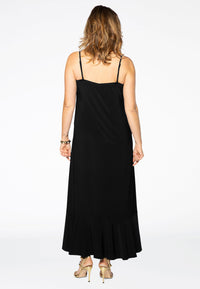 Dress spaghetti long DOLCE - black - #3