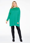 Pullover wide high neck - green 