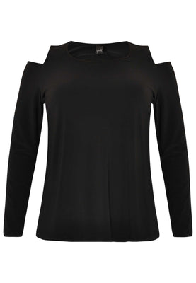 Shirt relax cold shoulder DOLC - black  - #4