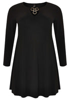 Tunic wide bottom rings DOLCE - black  - #4