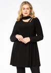 Tunic wide bottom turtle DOLCE - black 