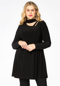 Tunic wide bottom turtle DOLCE - black - #1
