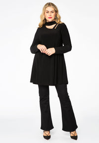 Tunic wide bottom turtle DOLCE - black - #2