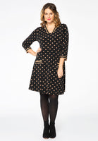 Tunic striped trim DOTS - black - #2