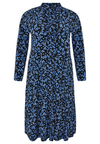 Dress-blouse MILLEFLEUR - blue - #4