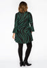 Tunic wide bottom ZEBRA - green  - #3