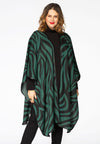 Poncho ZEBRA - green 