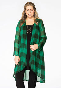 Cardigan-blouse CARREAU - green - #1