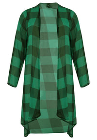 Cardigan-blouse CARREAU - green - #4