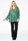 Blouse wide SNAKE - green - #2
