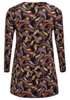Tunic wide bottom PAISLEY - black - #4