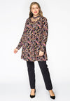 Tunic wide bottom PAISLEY - black - #2