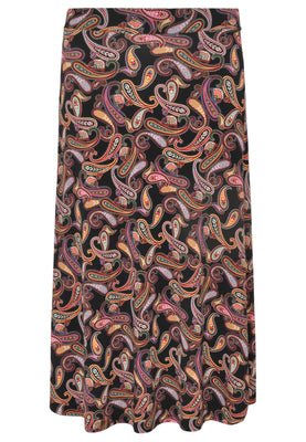 Skirt long PAISLEY - black  - #4