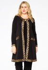 Cardigan leopard / uni DOLCE - black 