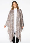 Poncho LEOPARD - brown