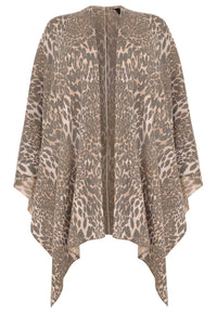 Poncho LEOPARD - brown - #4