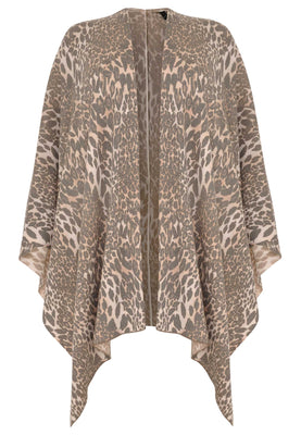 Poncho LEOPARD - brown - #4