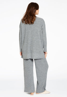 Pullover wide rib LOUNGE - grey  - #3