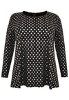 Tunic flare SPOTS - black - #4
