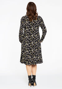 Dress frilled bottom DAISY - black - #3