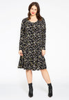 Dress frilled bottom DAISY - black - #2