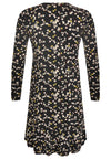Dress frilled bottom DAISY - black - #5