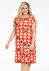 Dress MIX PRINT - red 