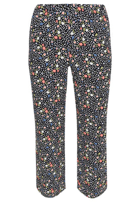 Trousers long FLOWER RAIN - black  - #1