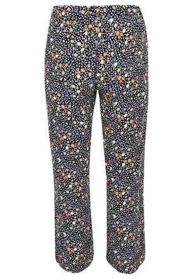 Trousers long FLOWER RAIN - black  - #4