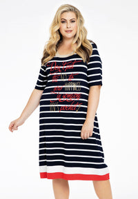 Dress A-line MARITIME - blue - #1