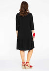 Dress frilled grandad collar DOLCE - black - #3